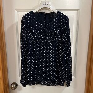 J. Crew Polka Dot blouse